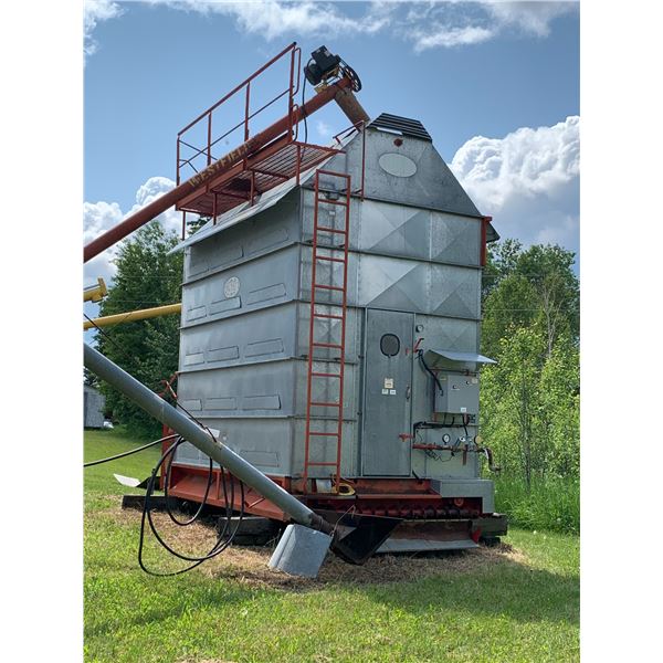 IBEC 5 Tier NATURAL gas Grain Dryer s/n 98020 No axles ,Buyer responsible for load out