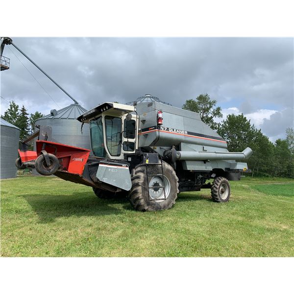 (Lots 826, 827, 828 & 829 are a Group Lot) Cleaner N7 Combine c/w Super 8 pick-up. ,4546 hrs Spreade