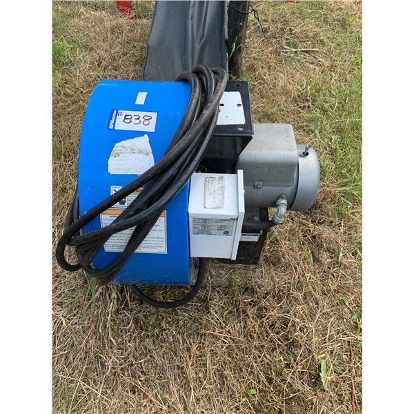 Blue 5 h.p. Fan, Volt 208-230 & Cord & Hose