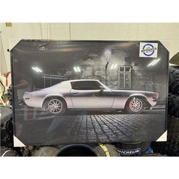 NO RESERVE 2nd gen camaro canvas photo