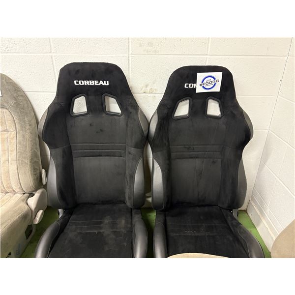 NO RESERVE Corbeau Racing Bucket Seats
