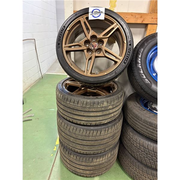 RESERVE MET Corvette rims and tires