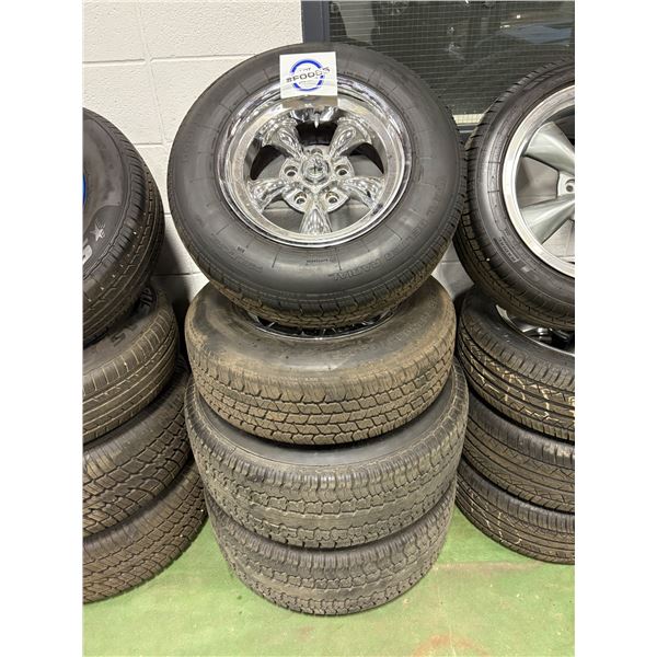 NO RESERVE American racing torq thrust rims with tires