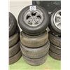 Image 1 : NO RESERVE American racing torq thrust rims with tires