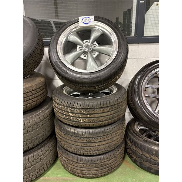 NO RESERVE American racing torq thrust rims w/ tires