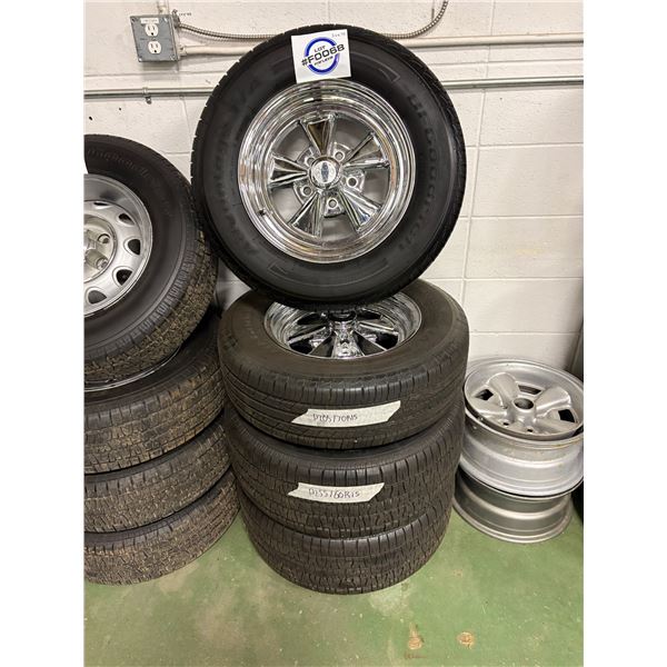 RESERVE MET Chrome Cragar Rims w/ tires