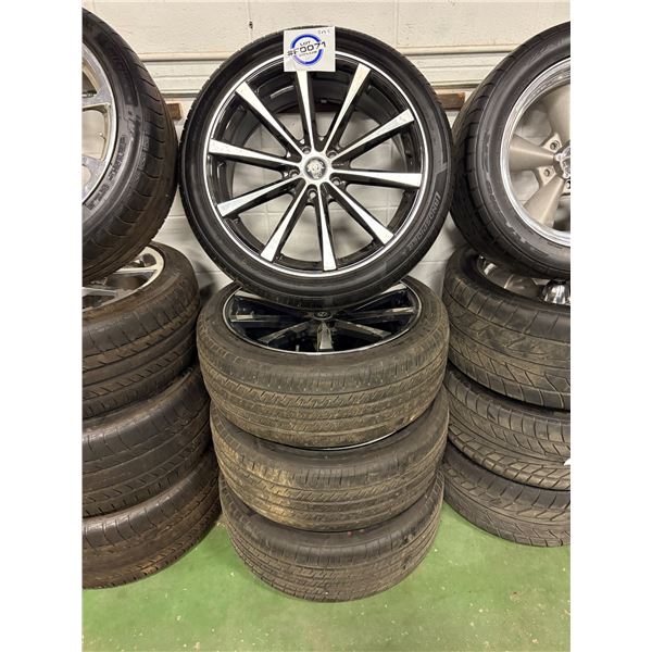 NO RESERVE Curva rims w/ tires