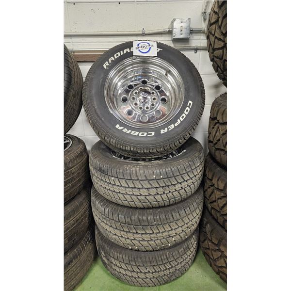 NO RESERVE Cragar rims w/ tires