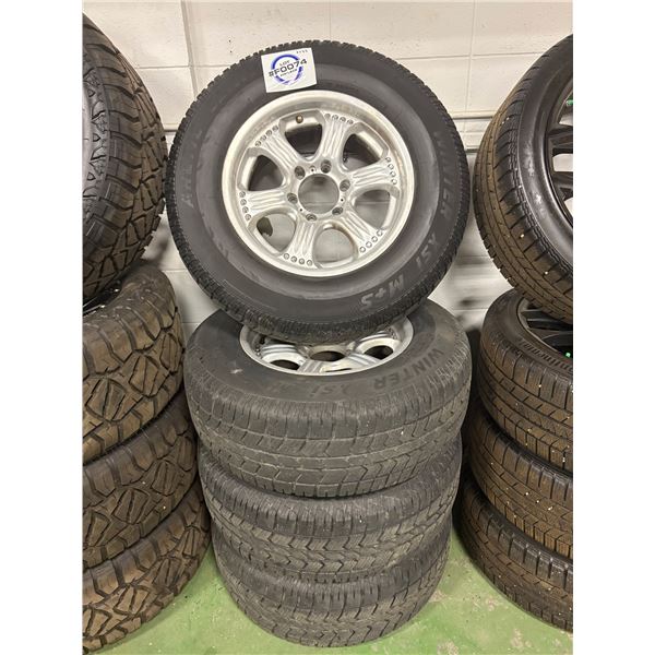 NO RESERVE GM 1/2 ton aftermarket wheels w/ tires