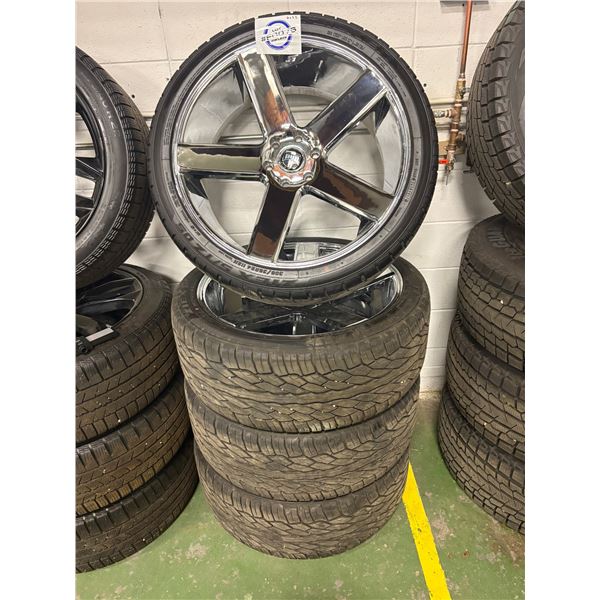RESERVE MET DUB baller wheels w/ tires