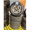 Image 1 : RESERVE MET! Factory Pontiac rims w/ tires
