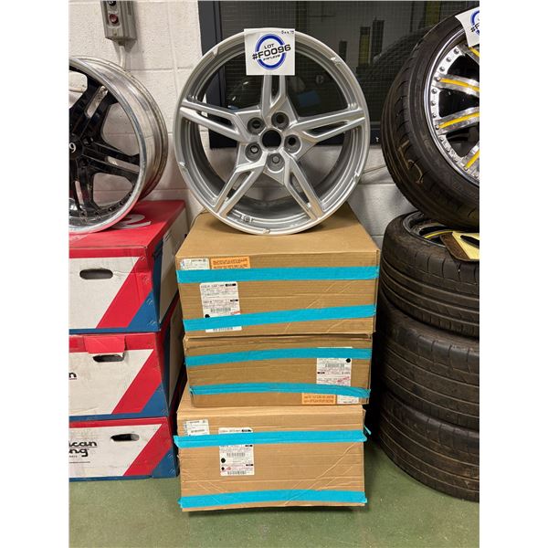NO RESERVE Factory C8 Corvette rims W/ sensors