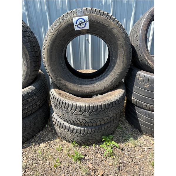 NO RESERVE Nokian Hakkapeliitta Winter Tires 265/70R16