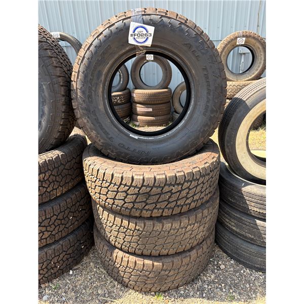 NO RESERVE Nitto Terra Grappler All Terrain 265/70R17 Tires