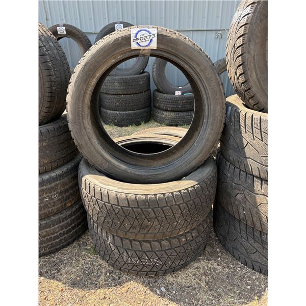 NO RESERVE Bridgestone Blizzak DM-V2 285/45R22 Tires