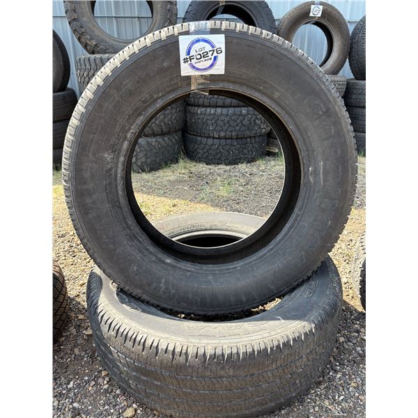NO RESERVE Goodyear Wrangler SR-A 275/60R20 Tires