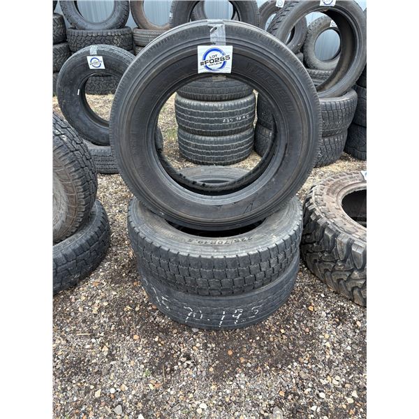 NO RESERVE 225/70R19.5 TIRES