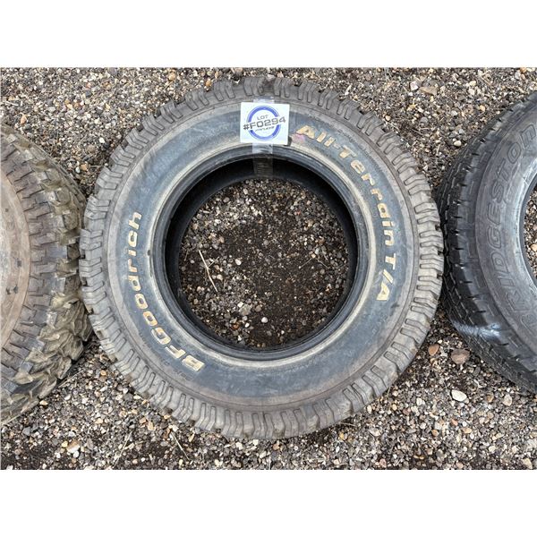 NO RESERVE BFGoodrich All-Terrain T/A 275/70R18 Tire