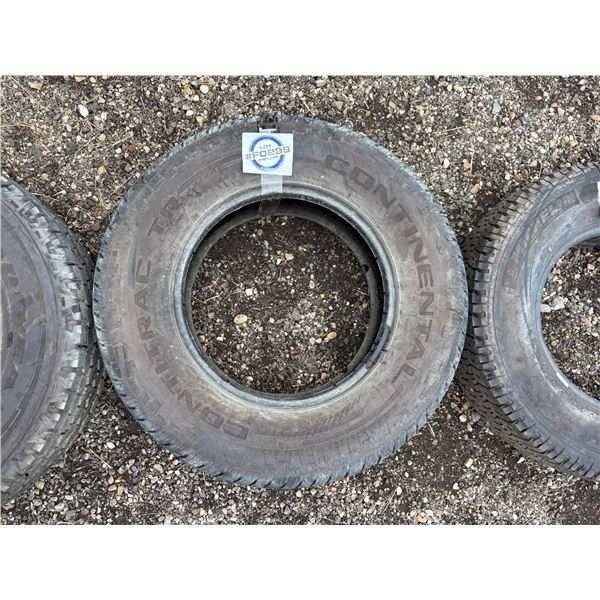 NO RESERVE Continental Contitrac TR 275/70R18 Tire