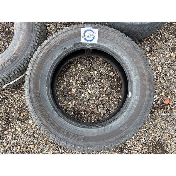 NO RESERVE Wild Country Radial XTX Sport 275/60R20 Tire