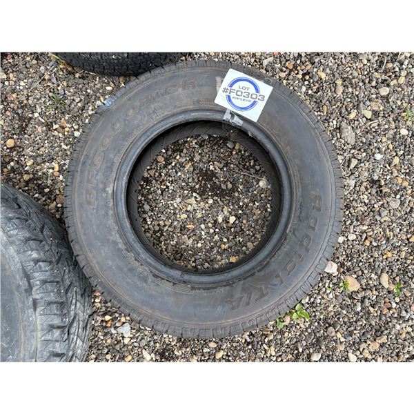 NO RESERVE BFGoodrich Radial T/A 215/70R15 Tire