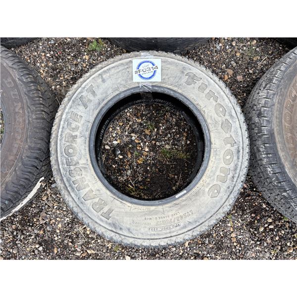 NO RESERVE Firestone Transforce AT 245/70R17 Tire