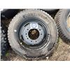 Image 1 : NO RESERVE Continental HDR 225/70R19.5 Tire w/ Rim