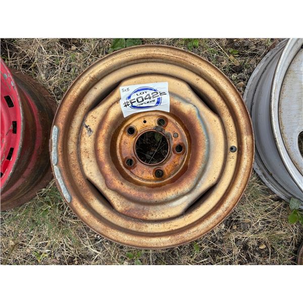 NO RESERVE 5X5 15" Rim