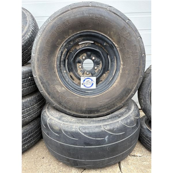 NO RESERVE Mickey Thompson ET Street Tires w/ rims