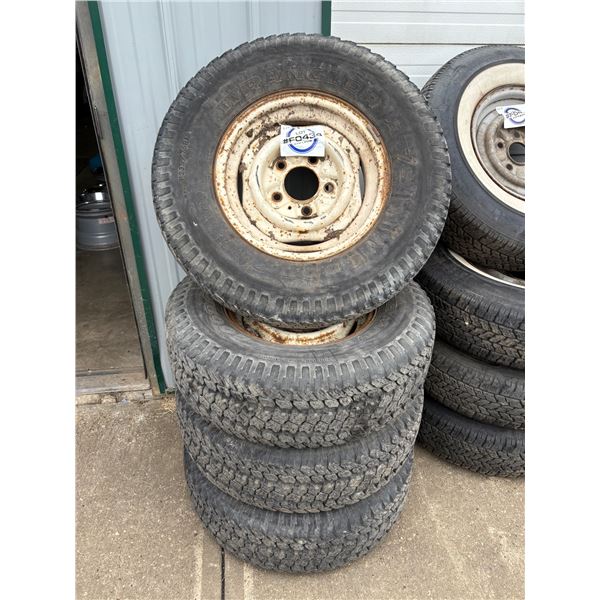 NO RESERVE Goodyear Wrangler AT/S Tires with Rims