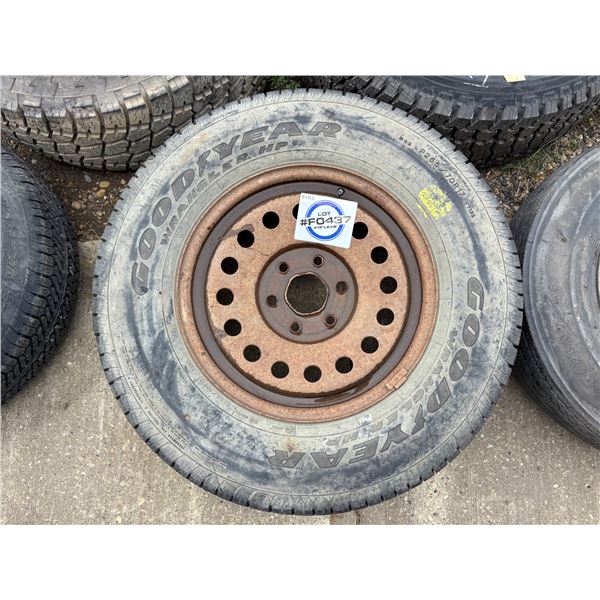 NO RESERVE Goodyear Wrangler HP Tire w Rim