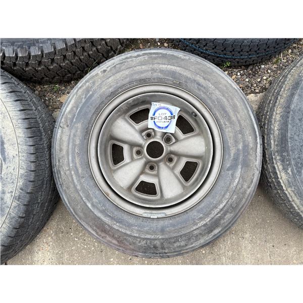 NO RESERVE Firestone Champion Tire and rim