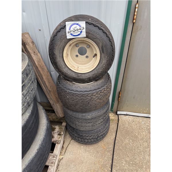 NO RESERVE Golf cart rims and tires