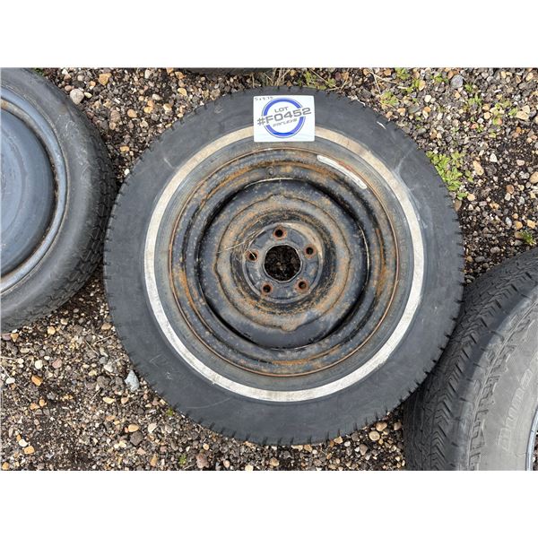 NO RESERVE Michelin Weather Wise tire and rim