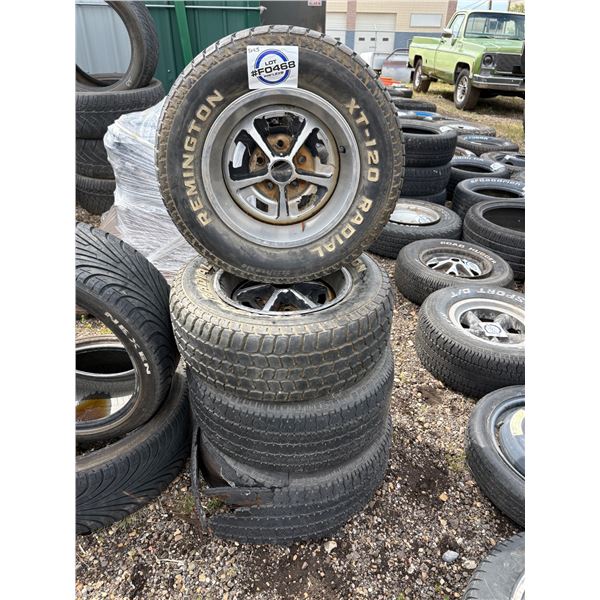 NO RESERVE Misc tires and rim