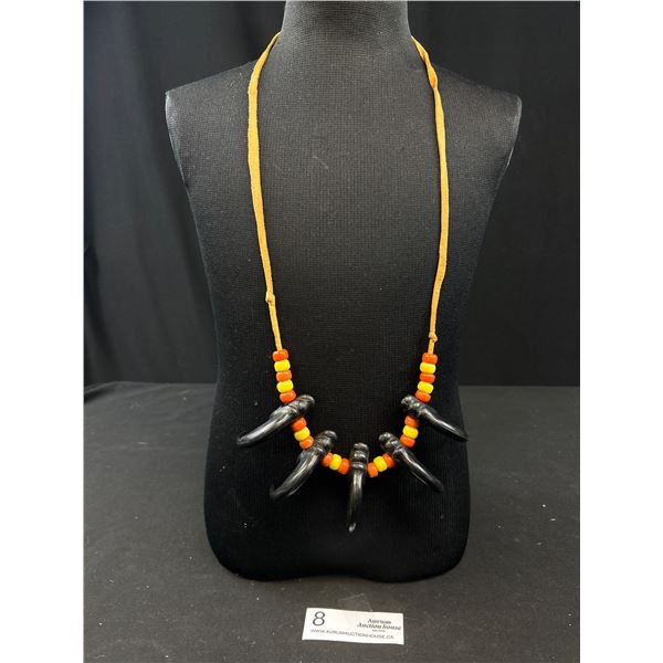 Vintage Glass Bead Native Necklace