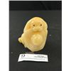 Image 1 : Hand Carved Gemstone Dog With Hat in Mouth Super Cute! Genuine