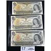 Image 1 : 3x 1973 Canada Bank Notes