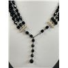 Image 3 : Antique Faceted French Jet Bead Necklace