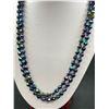 Image 2 : Rare Antique Faceted Carnival Glass Bead Necklace