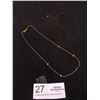 Image 3 : Fine! Antique Gold Rose Quartz Crystal Necklace