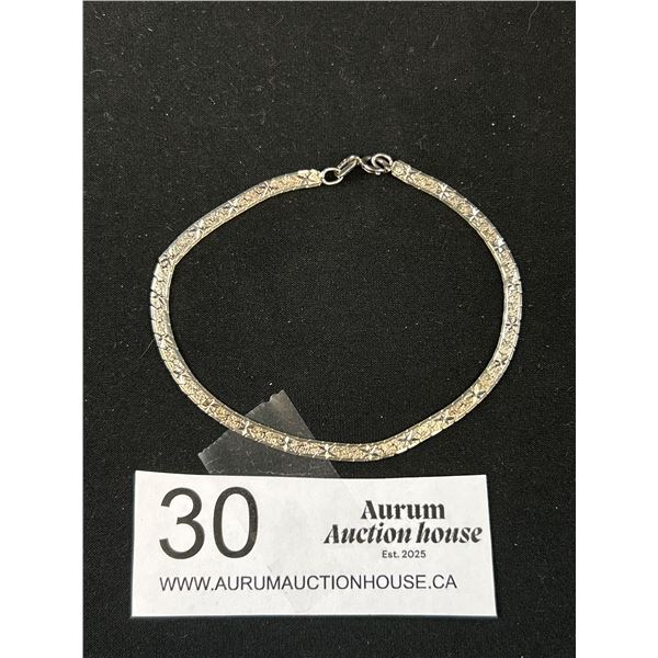 Vintage Wide Sterling Silver .925 Brooch