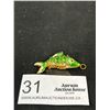 Image 2 : Vintage Enamel Gold Articulated Fish Pendant