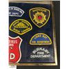 Image 3 : Nicely Framed BC Fire Department Patches + Fire Academy Cap Badge