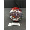 Image 1 : Vintage 3.5" Diameter Murano Glass Paperweight