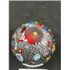 Image 4 : Vintage 3.5" Diameter Murano Glass Paperweight