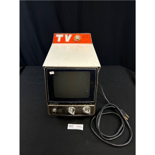 Vintage Coin Operated Motel TV Set