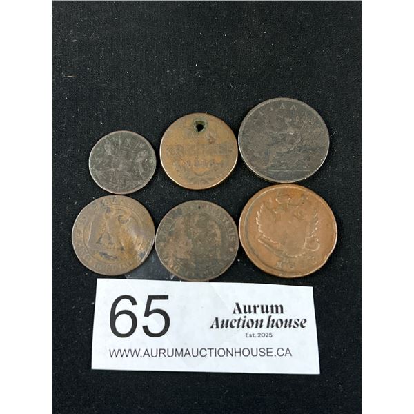 Antique Coins 1806,1816,1856,1867,1853,1816 German, English, French?