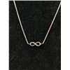 Image 2 : Marked 925 Love Knot Sterling Necklace