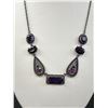 Image 2 : Stunning Purple Rhinestone Necklace